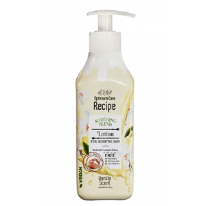 EVA OPTIMUM CARE RECIPE VANILLA SCENT SOOTHING BLEND — LOTION FOR SENSITIVE SKIN 370 ML